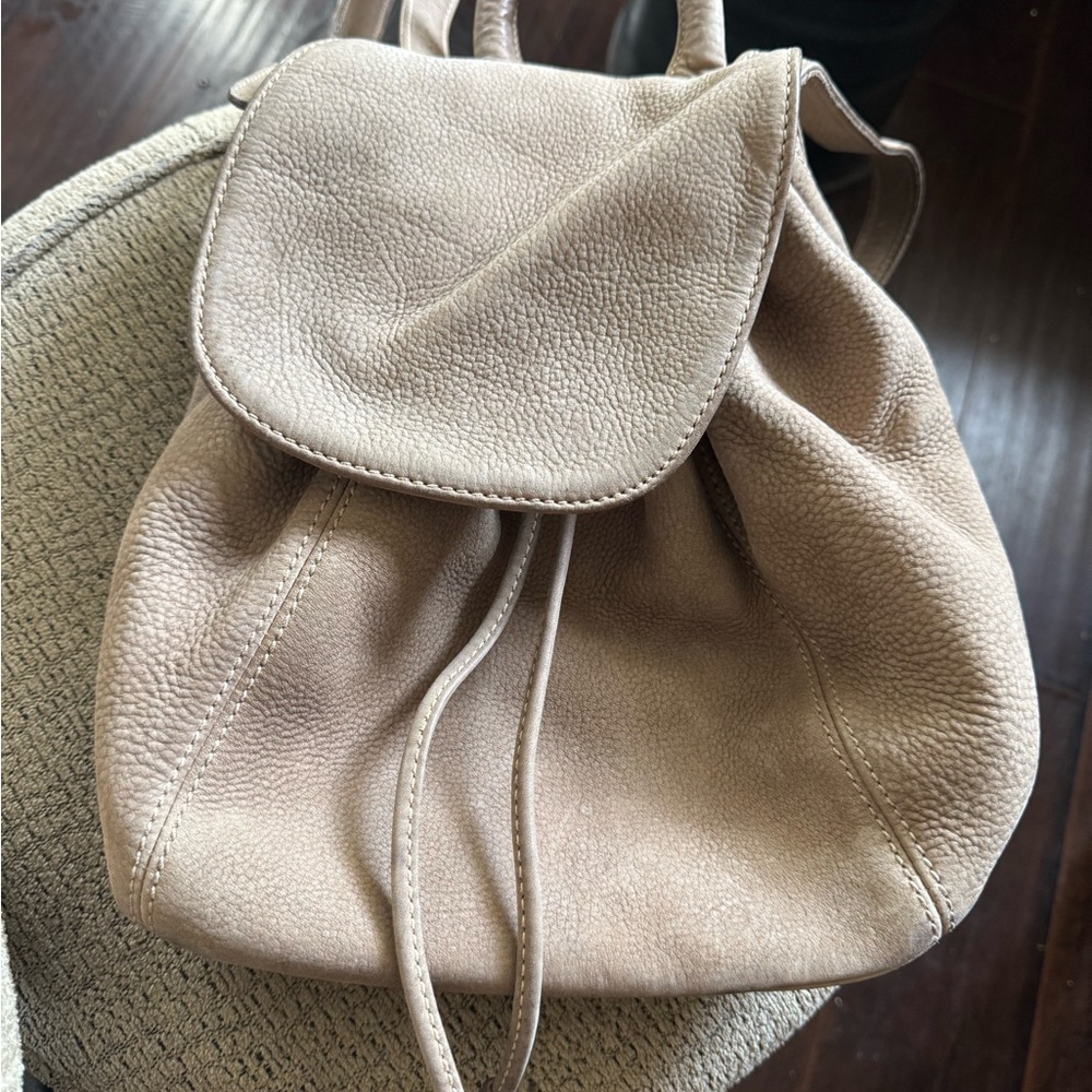 COACH 4938 Vintage Tan Leather Nubuck Backpack